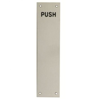 SAA Face Fix Finger Plates Engraved "PUSH"