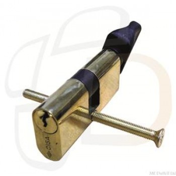 Cisa Small Key & Turn Oval Patio Door Cylinder